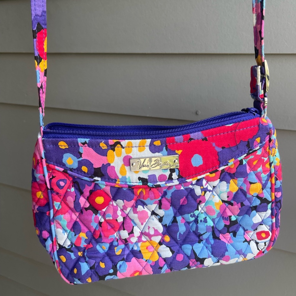 Vera Bradley Multicolor Floral Quilted Crossbody Bag